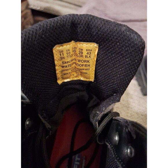 Skechers Men's Wascana-Benen Waterproof‎ Electrical Hazard Work Boot 77526 - Picture 9 of 10